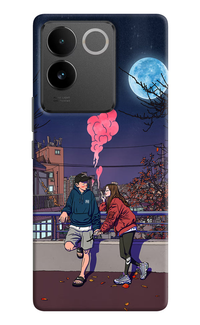 Chilling Couple Vivo T2 Pro 5G Hard Case Back Cover by Casekaro
