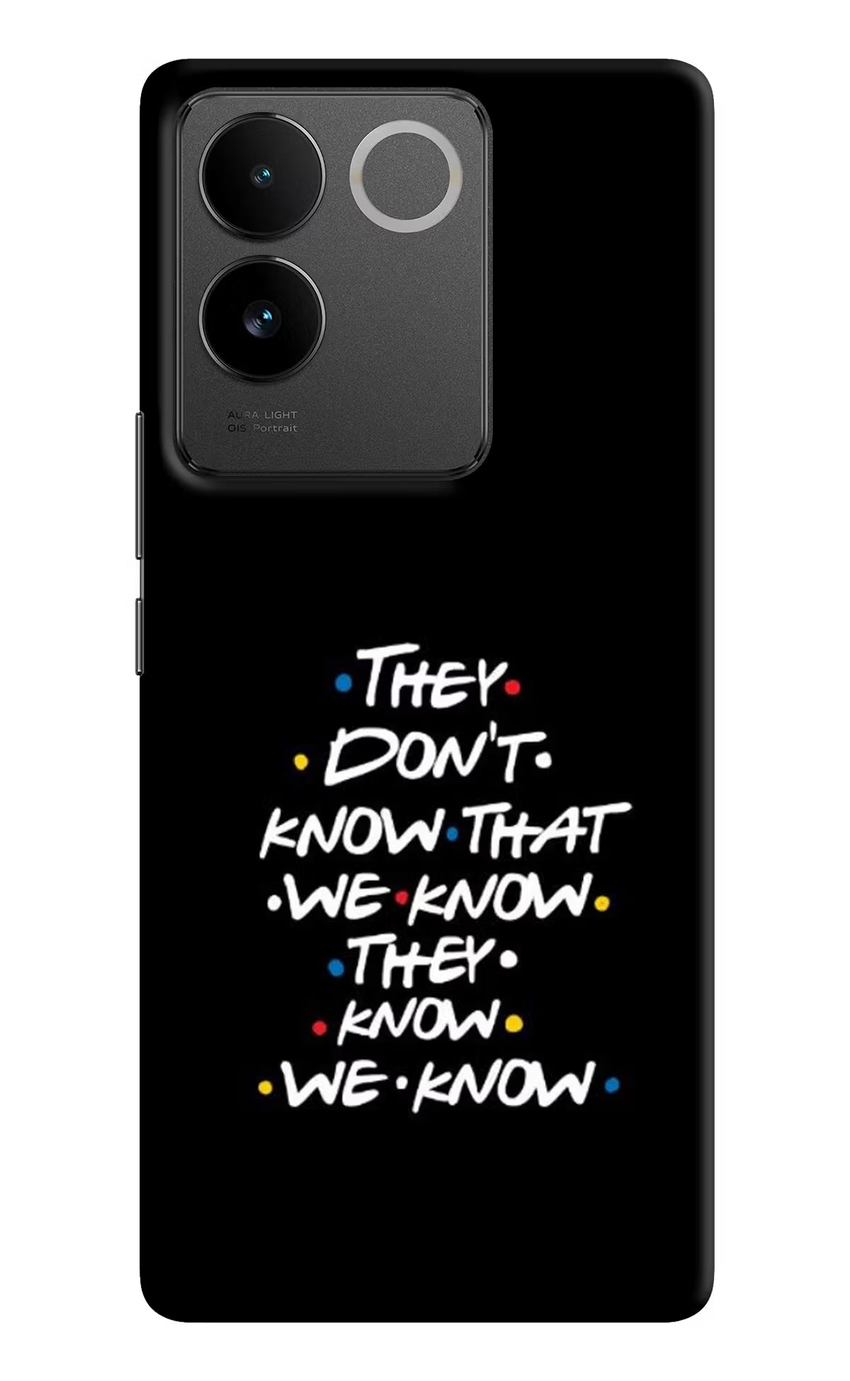 FRIENDS Dialogue Vivo T2 Pro 5G Hard Case Back Cover by Casekaro