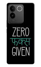 Zero Fucks Given Vivo T2 Pro 5G Hard Case Back Cover by Casekaro