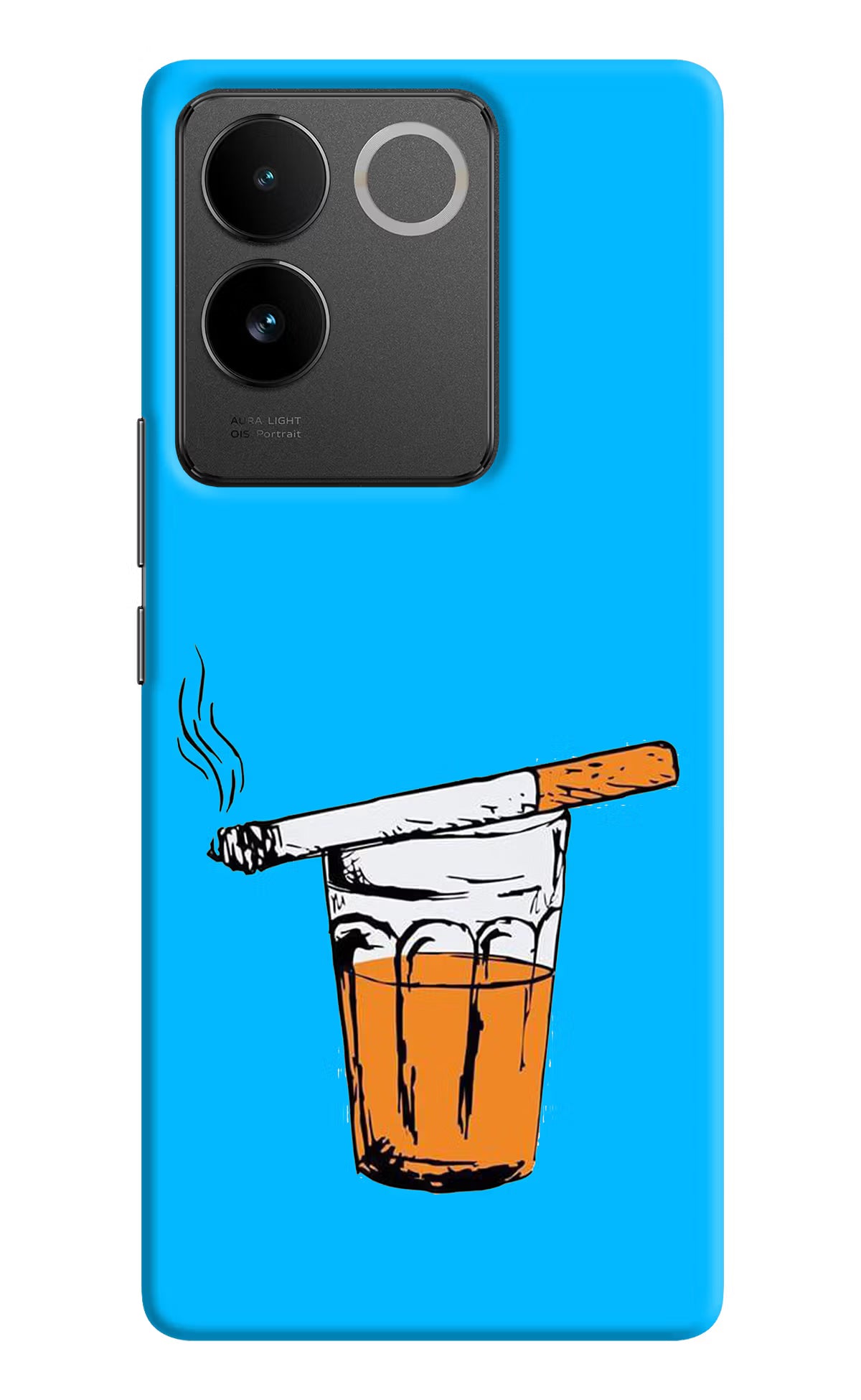 Chai Sutta Vivo T2 Pro 5G Hard Case Back Cover by Casekaro