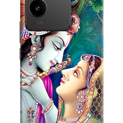 Lord Radha Krishna Vivo T2 Pro 5G Hard Case Back Cover by Casekaro