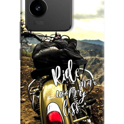 Ride More Worry Less Vivo T2 Pro 5G Hard Case Back Cover by Casekaro
