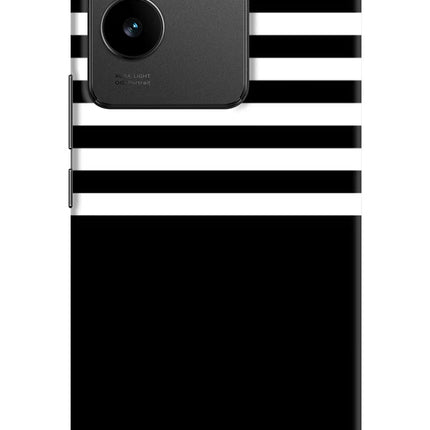 Black and White Print Vivo T2 Pro 5G Hard Case Back Cover by Casekaro
