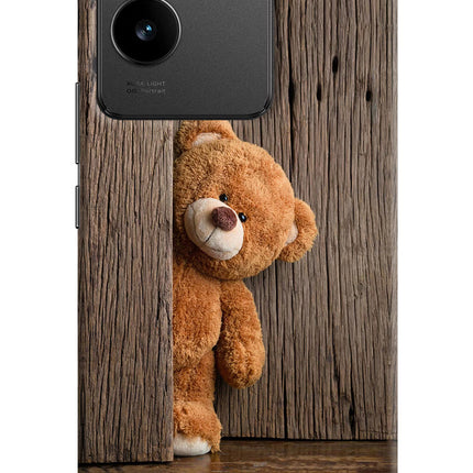 Teddy Wooden Vivo T2 Pro 5G Hard Case Back Cover by Casekaro