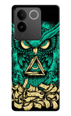 Green Owl Vivo T2 Pro 5G Hard Case Back Cover by Casekaro
