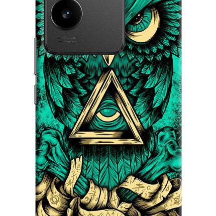 Green Owl Vivo T2 Pro 5G Hard Case Back Cover by Casekaro