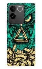 Green Owl Vivo T2 Pro 5G Hard Case Back Cover by Casekaro