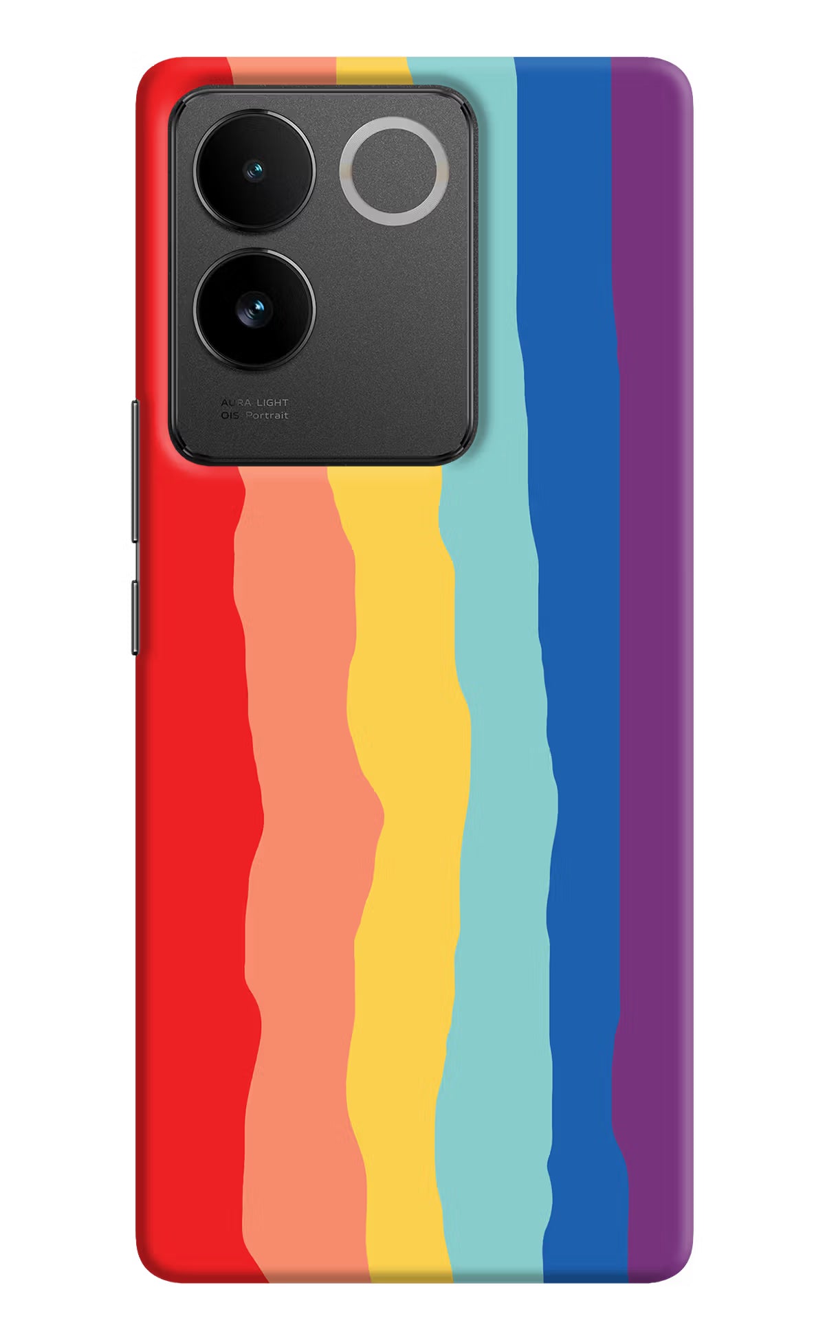 Rainbow Vivo T2 Pro 5G Hard Case Back Cover by Casekaro