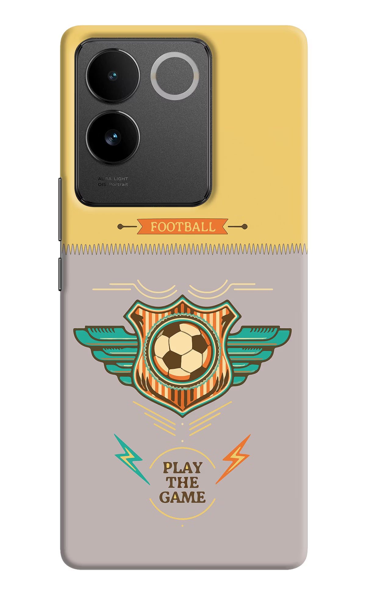 Football Vivo T2 Pro 5G Hard Case Back Cover by Casekaro