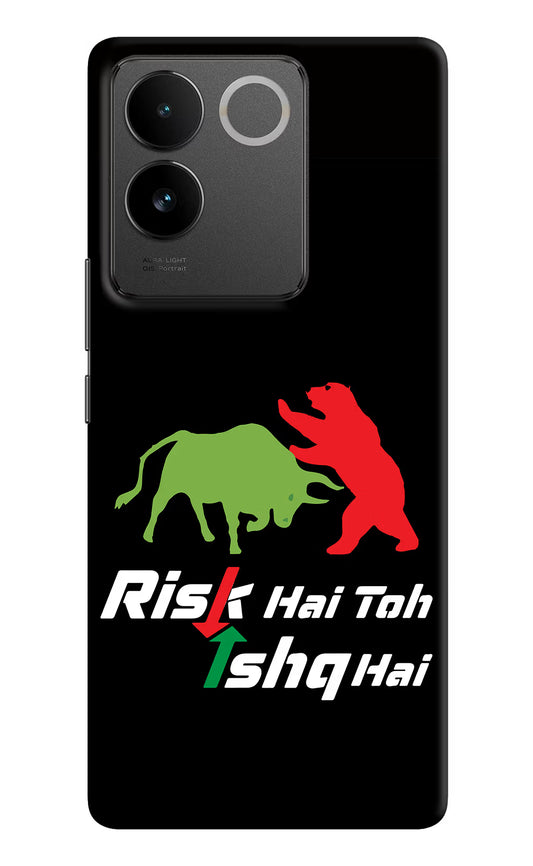 Risk Hai Toh Ishq Hai Vivo T2 Pro 5G Hard Case Back Cover by Casekaro
