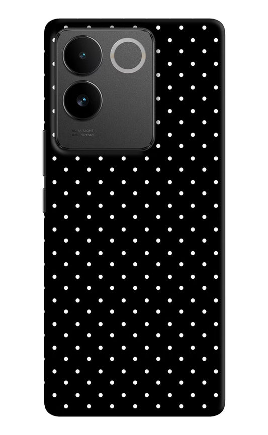 White Dots Vivo T2 Pro 5G Hard Case Back Cover by Casekaro