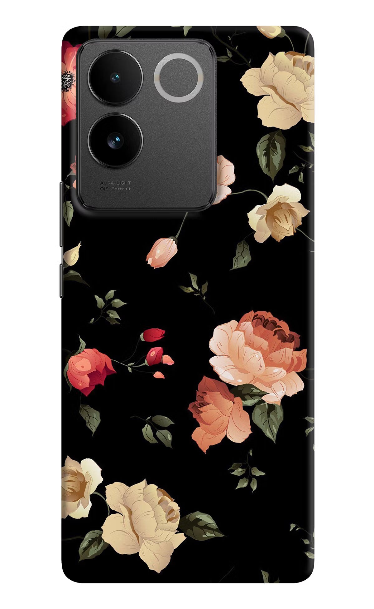 Flowers Vivo T2 Pro 5G Hard Case Back Cover by Casekaro