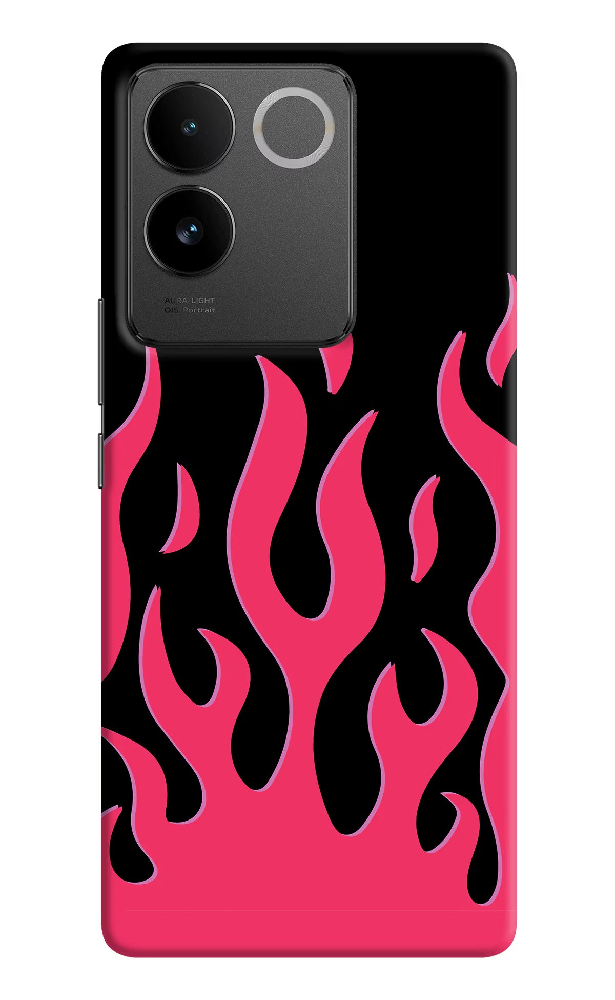Fire Flames Vivo T2 Pro 5G Hard Case Back Cover by Casekaro