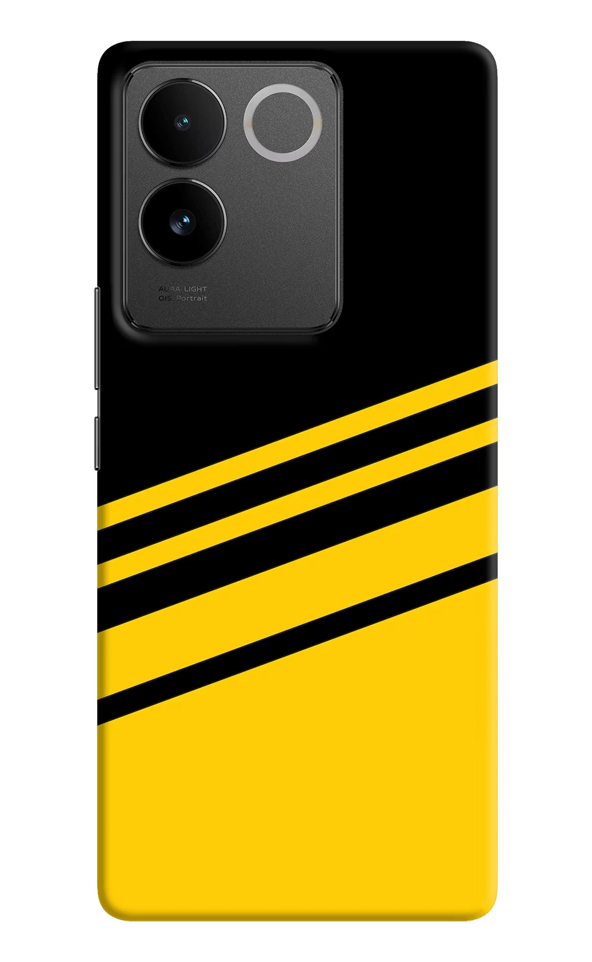 Yellow Shades Vivo T2 Pro 5G Hard Case Back Cover by Casekaro