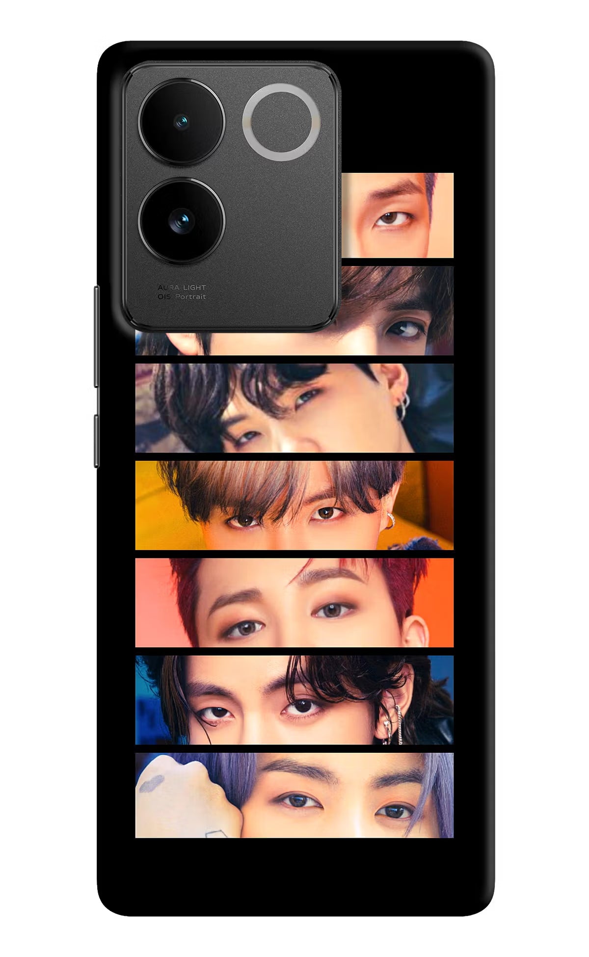 BTS Eyes Vivo T2 Pro 5G Hard Case Back Cover by Casekaro