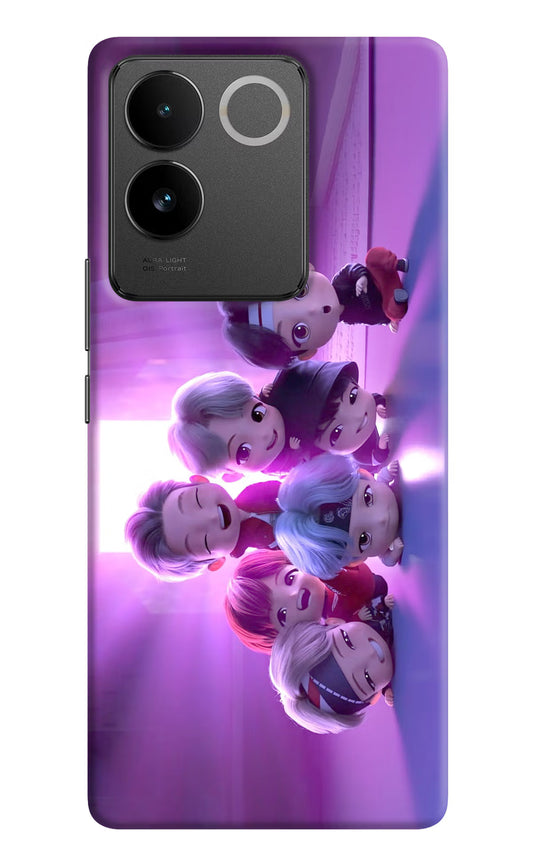 BTS Chibi Vivo T2 Pro 5G Hard Case Back Cover by Casekaro