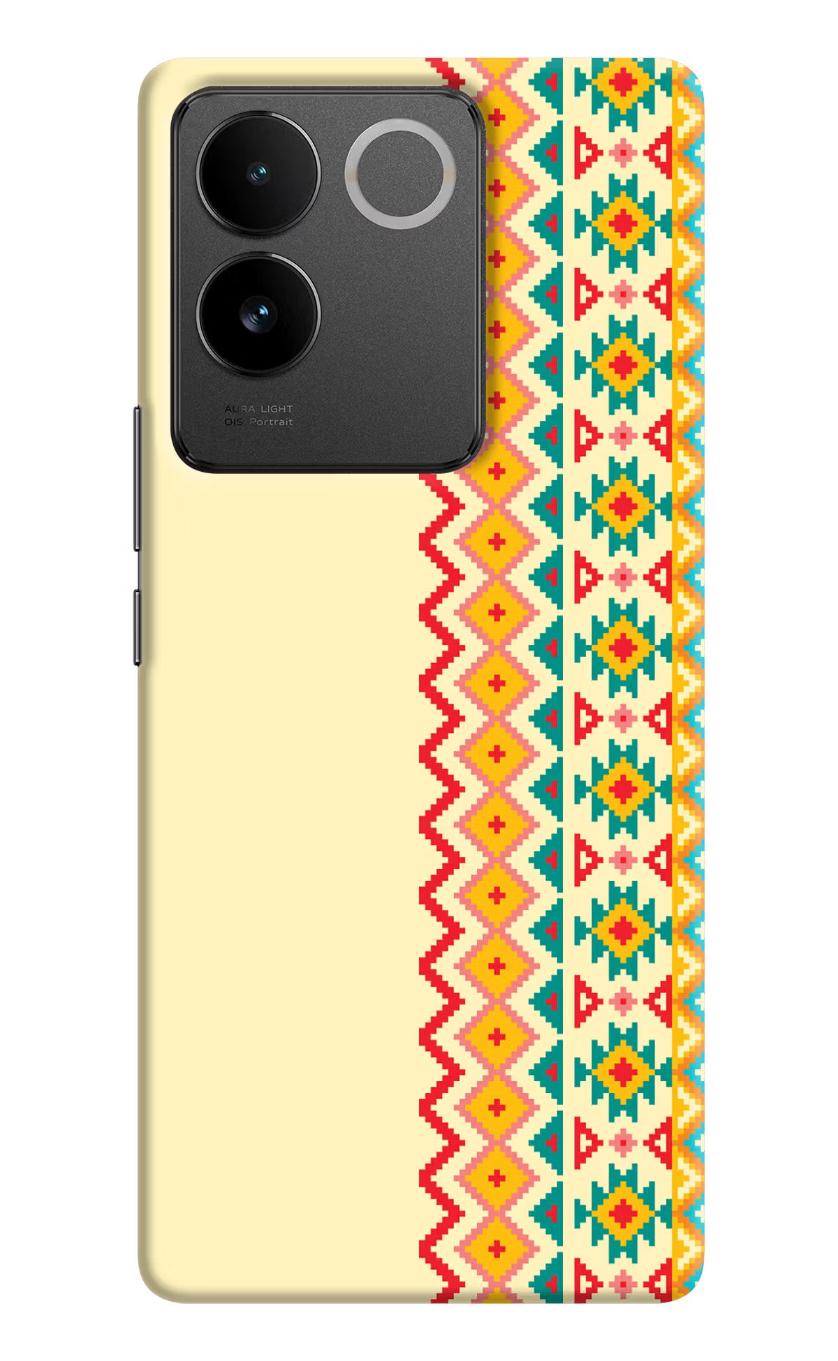 Ethnic Seamless Vivo T2 Pro 5G Hard Case Back Cover by Casekaro