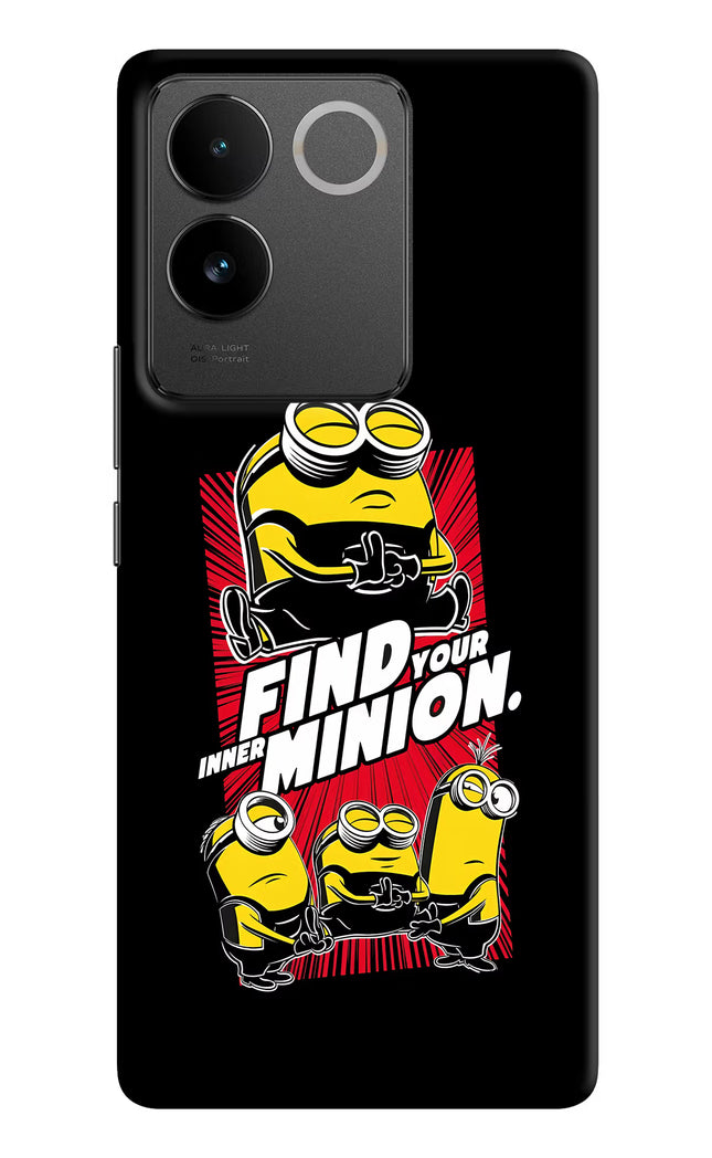 Find your inner Minion Vivo T2 Pro 5G Hard Case Back Cover by Casekaro