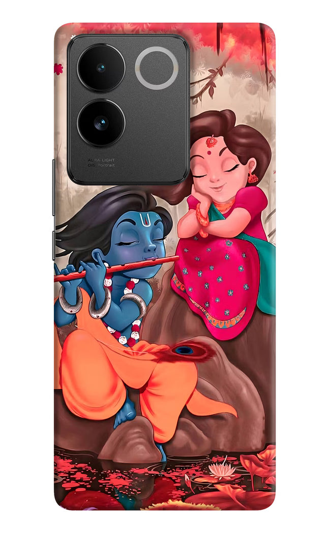 Radhe Krishna Vivo T2 Pro 5G Hard Case Back Cover by Casekaro