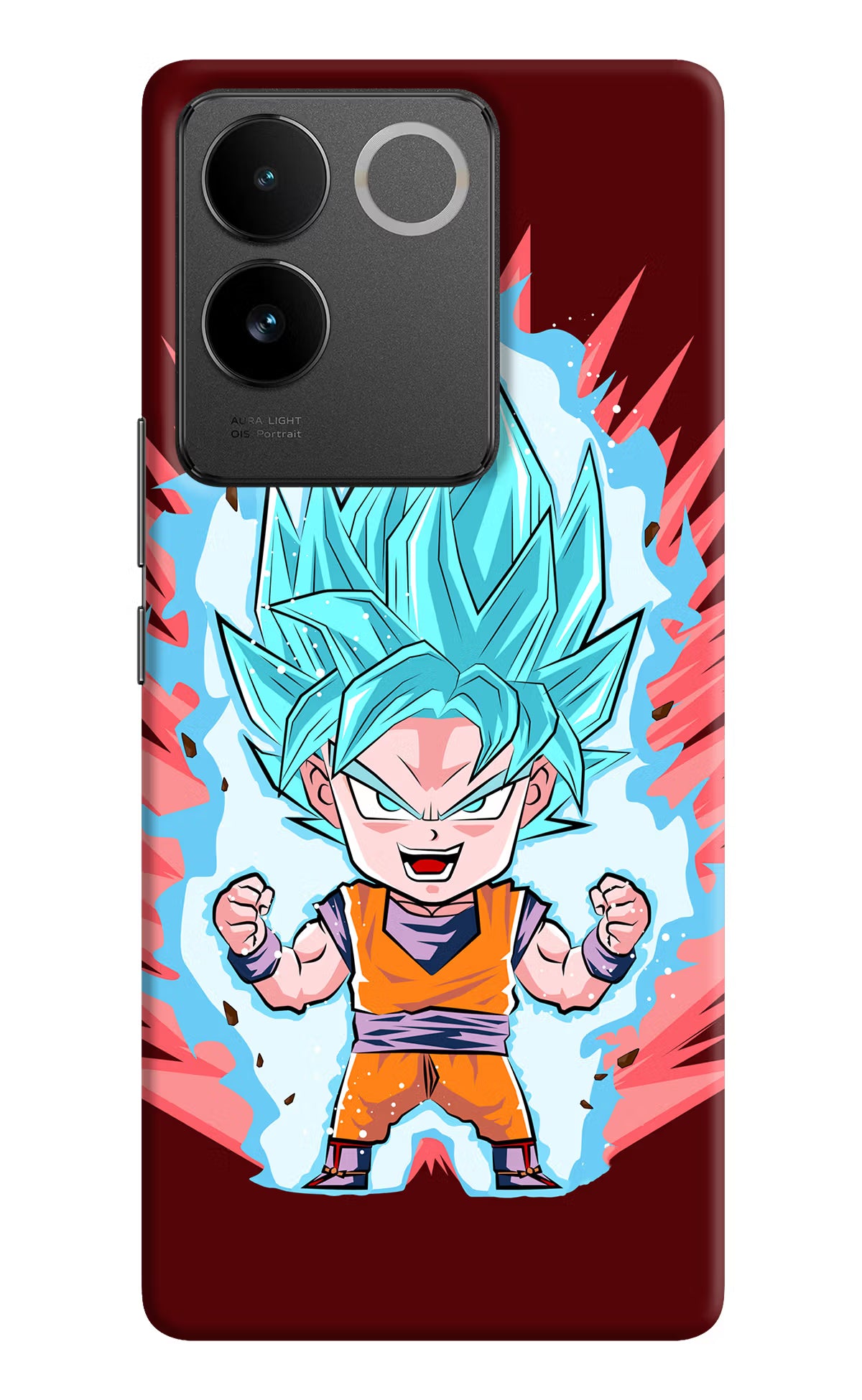 Goku Little Vivo T2 Pro 5G Hard Case Back Cover by Casekaro