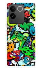 Game Doodle Vivo T2 Pro 5G Hard Case Back Cover by Casekaro