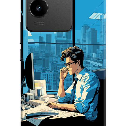 Focused Hustler (AI Generated) Vivo T2 Pro 5G Hard Case Back Cover by Casekaro