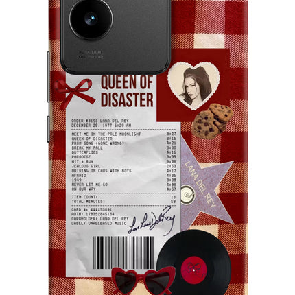 Queen of Disaster Vivo T2 Pro 5G Hard Case Back Cover by Casekaro
