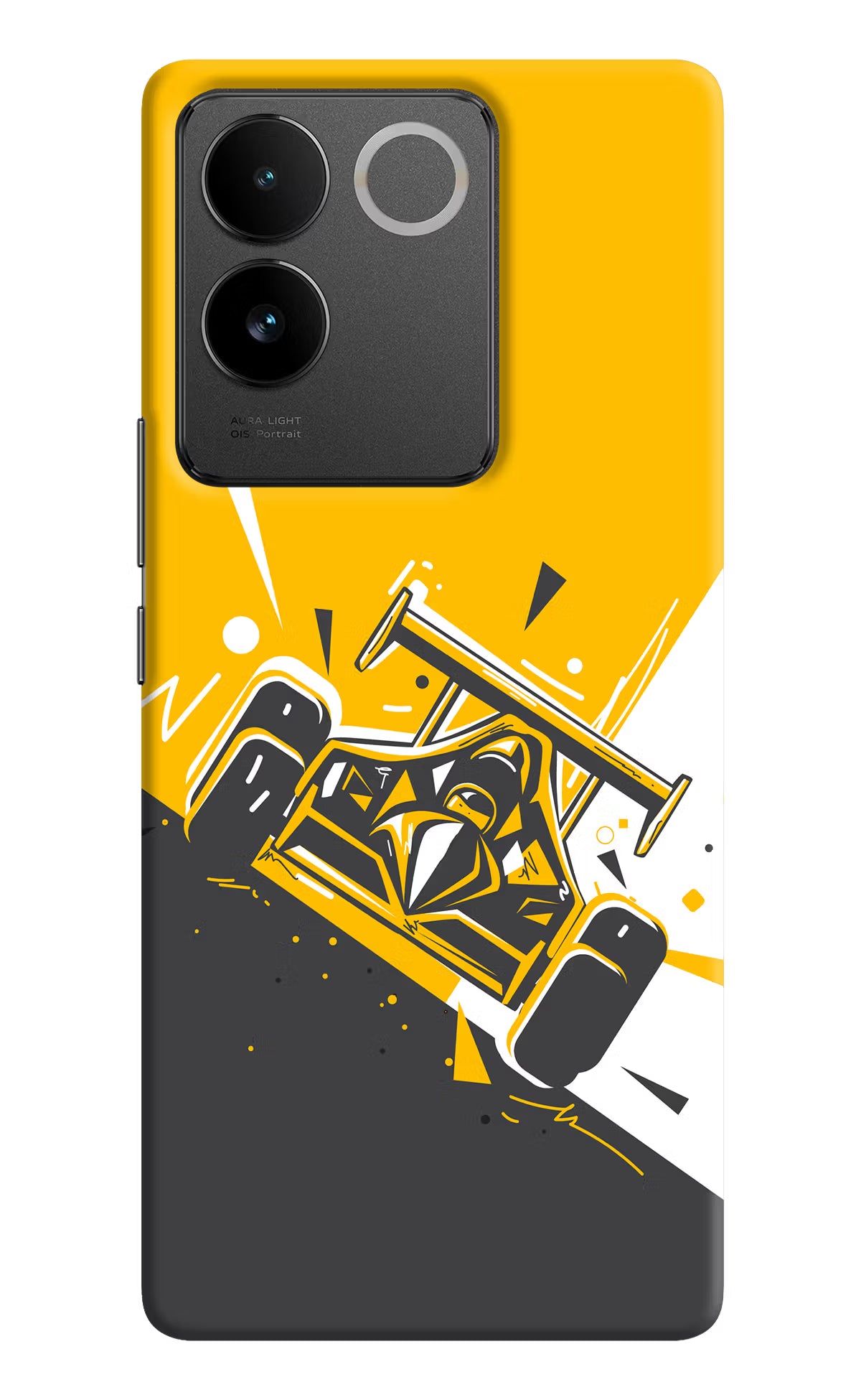 Track King Vivo T2 Pro 5G Hard Case Back Cover by Casekaro