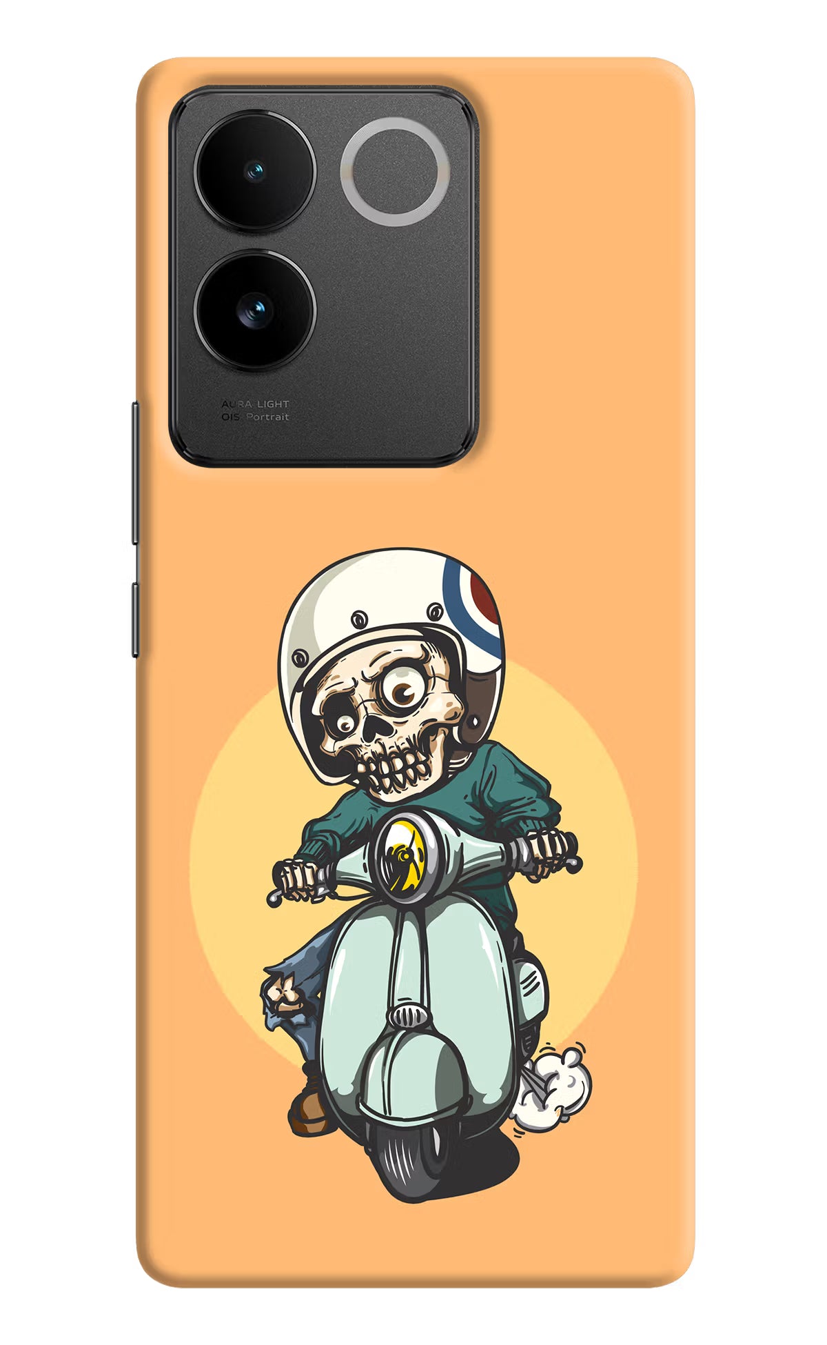 Undead Biker Vivo T2 Pro 5G Hard Case Back Cover by Casekaro