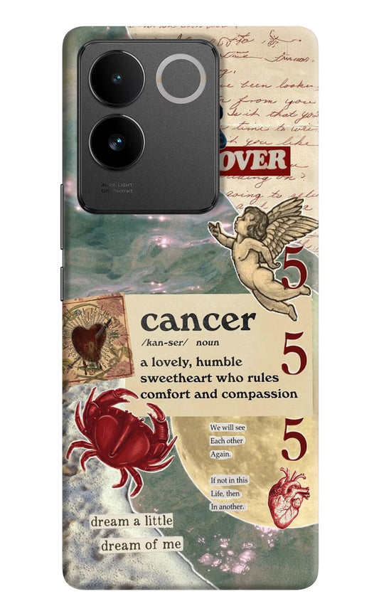 Cancer Zodiac Vivo T2 Pro 5G Hard Case Back Cover by Casekaro