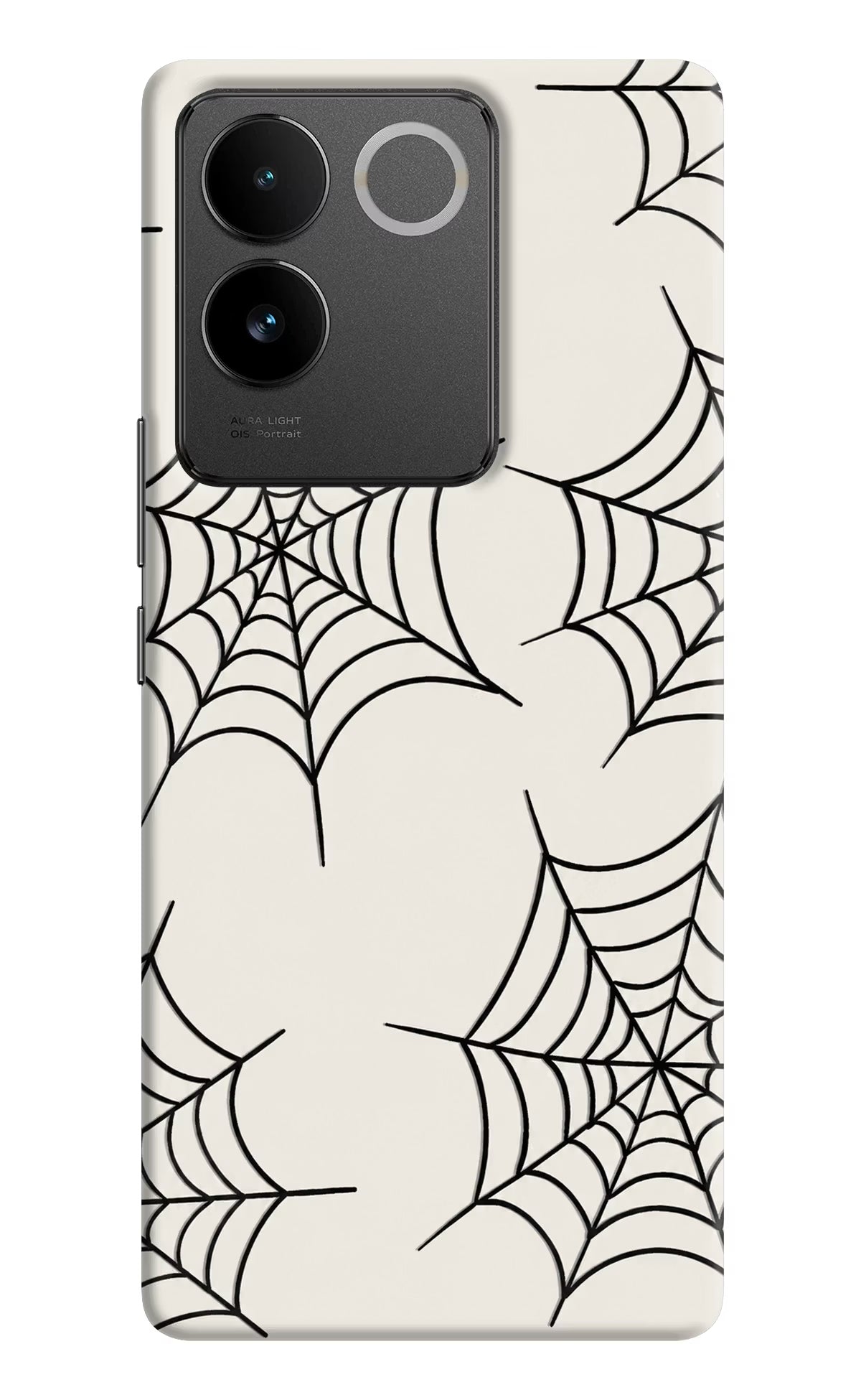 Spider Web Vivo T2 Pro 5G Hard Case Back Cover by Casekaro
