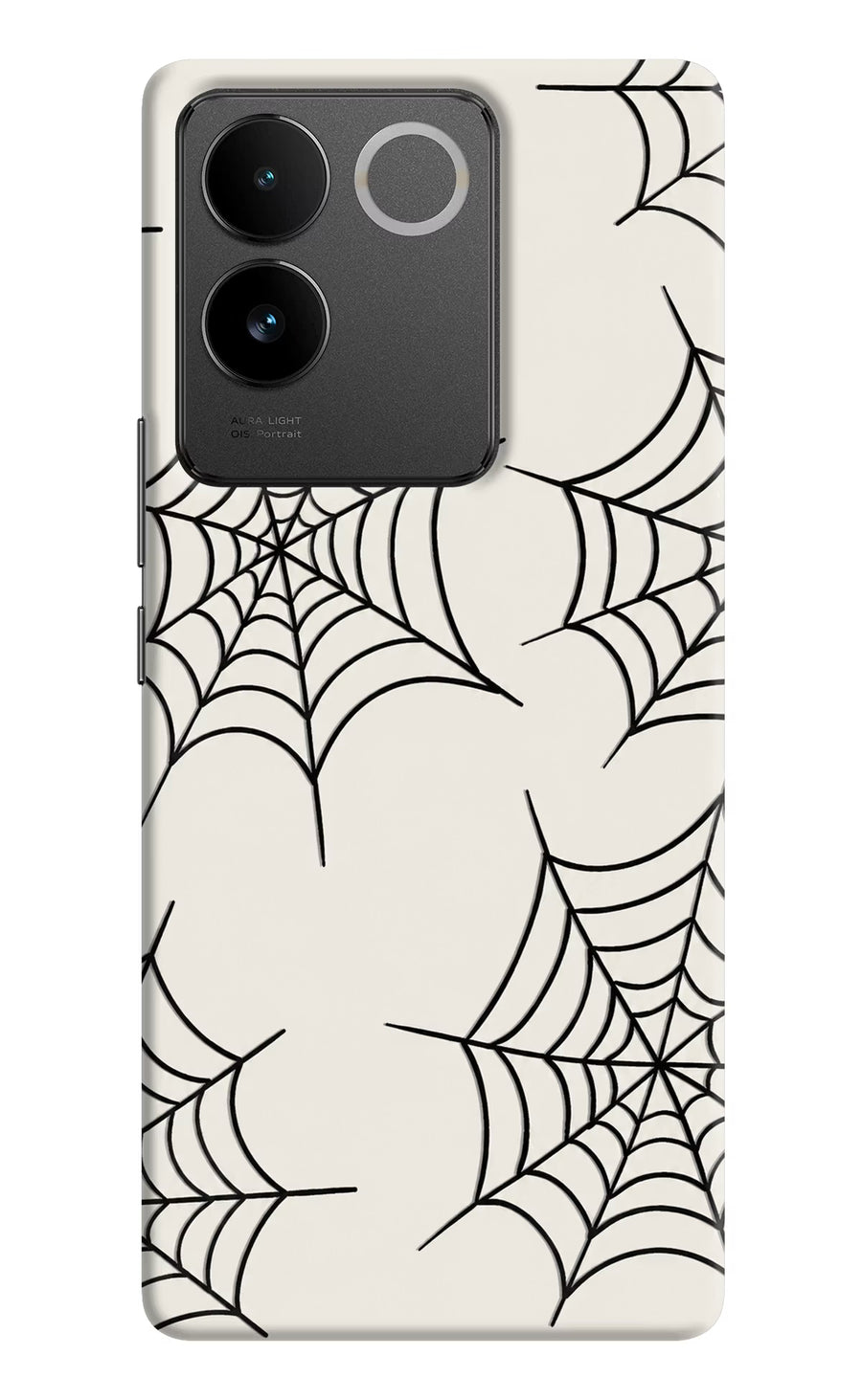 Spider Web Vivo T2 Pro 5G Back Cover, Hard case