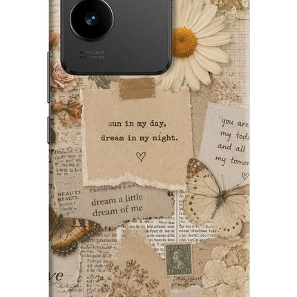 Vintage case Vivo T2 Pro 5G Hard Case Back Cover by Casekaro