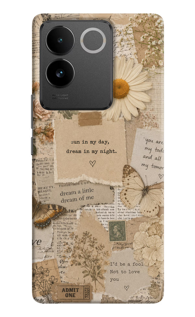 Vintage case Vivo T2 Pro 5G Hard Case Back Cover by Casekaro