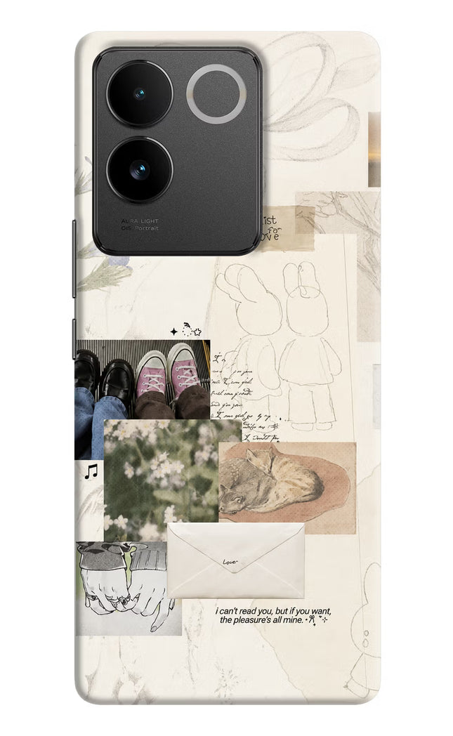 Soft Aesthetic Vivo T2 Pro 5G Hard Case Back Cover by Casekaro