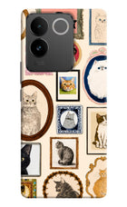 Mirror Cats Vivo T2 Pro 5G Hard Case Back Cover by Casekaro