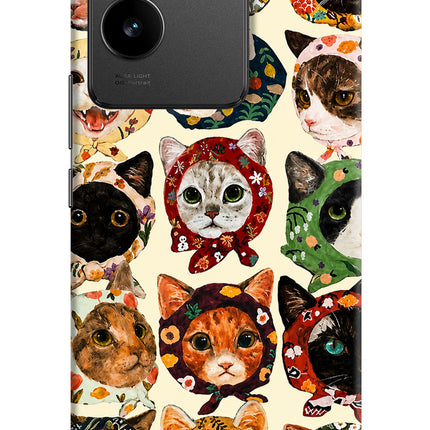 Cool Cat Vivo T2 Pro 5G Hard Case Back Cover by Casekaro