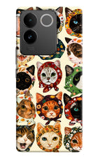 Cool Cat Vivo T2 Pro 5G Hard Case Back Cover by Casekaro