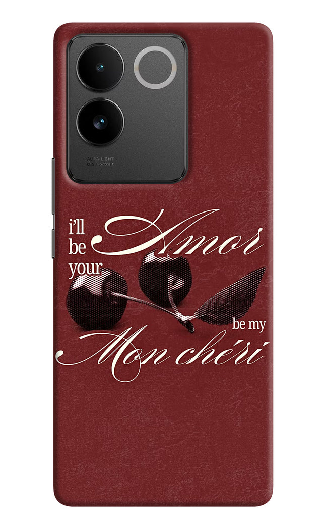 Velvet Cherry Vivo T2 Pro 5G Hard Case Back Cover by Casekaro