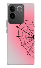 Pink Web Vivo T2 Pro 5G Hard Case Back Cover by Casekaro