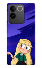 Star Glow Vivo T2 Pro 5G Hard Case Back Cover by Casekaro