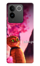Always Cat Vivo T2 Pro 5G Hard Case Back Cover by Casekaro