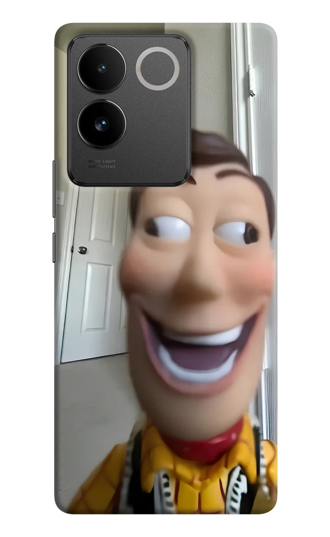 Side Eye Woody Vivo T2 Pro 5G Hard Case Back Cover by Casekaro