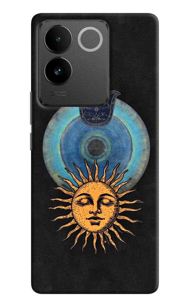 Divine Sun Vivo T2 Pro 5G Hard Case Back Cover by Casekaro