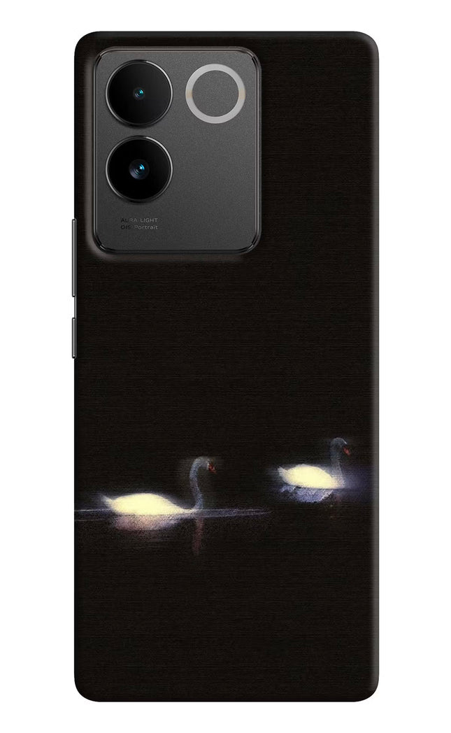Silent Swans Vivo T2 Pro 5G Hard Case Back Cover by Casekaro