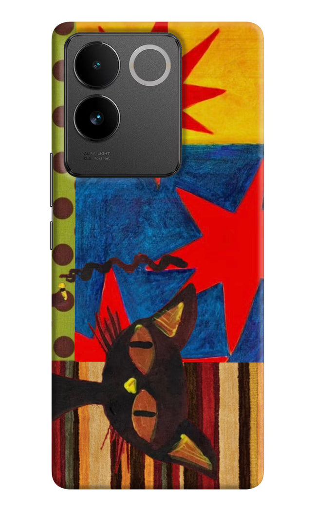 Pop Cat Vivo T2 Pro 5G Hard Case Back Cover by Casekaro