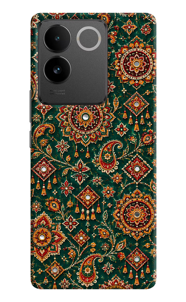 Green Pataka Vivo T2 Pro 5G Hard Case Back Cover by Casekaro