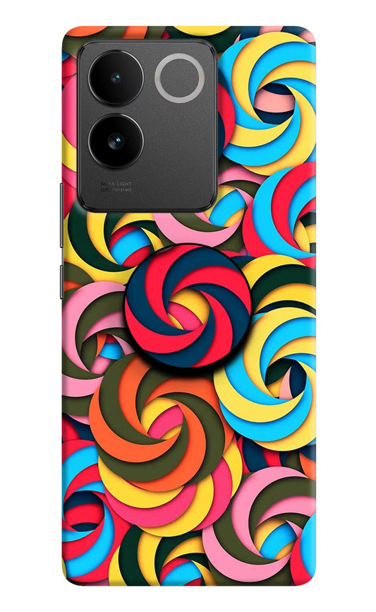 Spiral Pattern Vivo T2 Pro 5G Pop Case by Casekaro