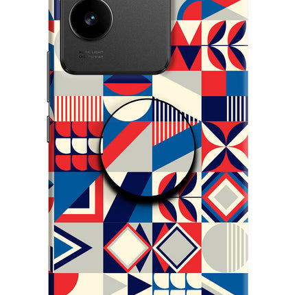 Colorful Pattern Vivo T2 Pro 5G Pop Case by Casekaro