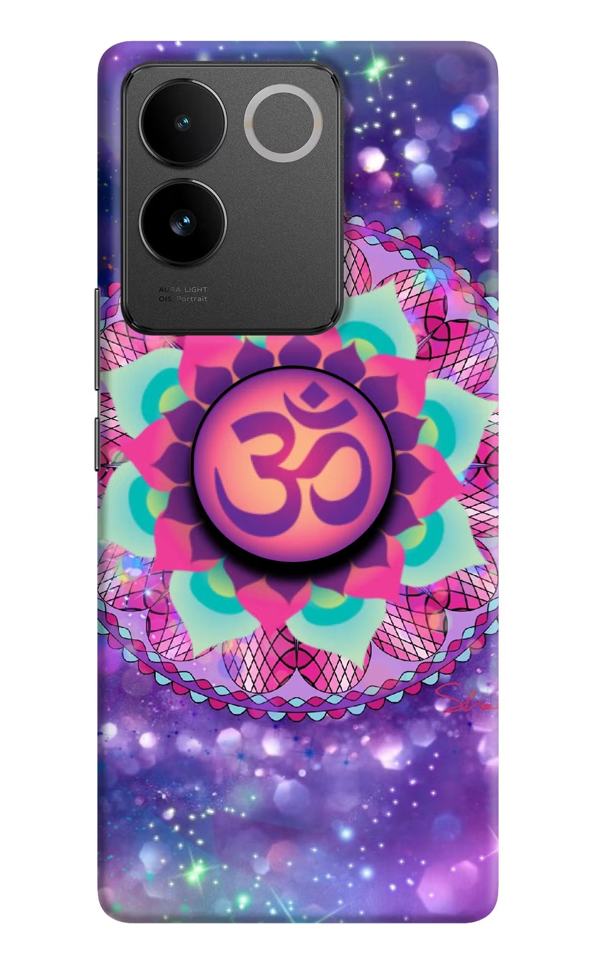 Om Purple Vivo T2 Pro 5G Pop Case by Casekaro